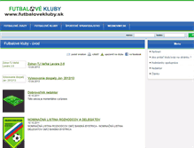 Tablet Screenshot of obfz.futbalovekluby.sk